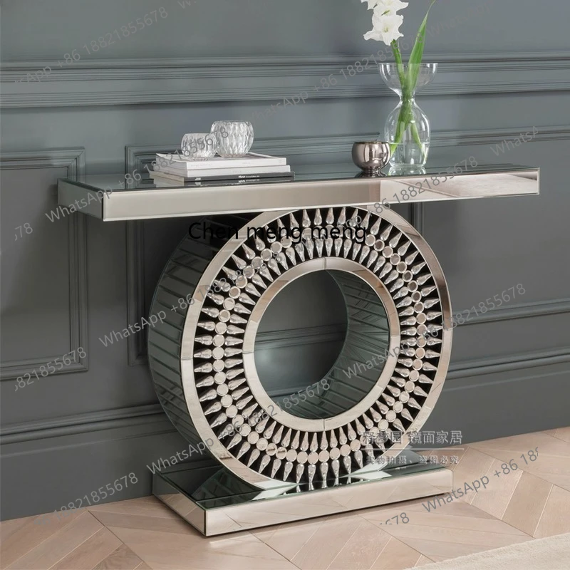 European light luxury entrance table decoration creative entrance cabinet against the wall to enter the house
European light luxury entrance table decoration creative entrance cabinet against the wall to enter the house