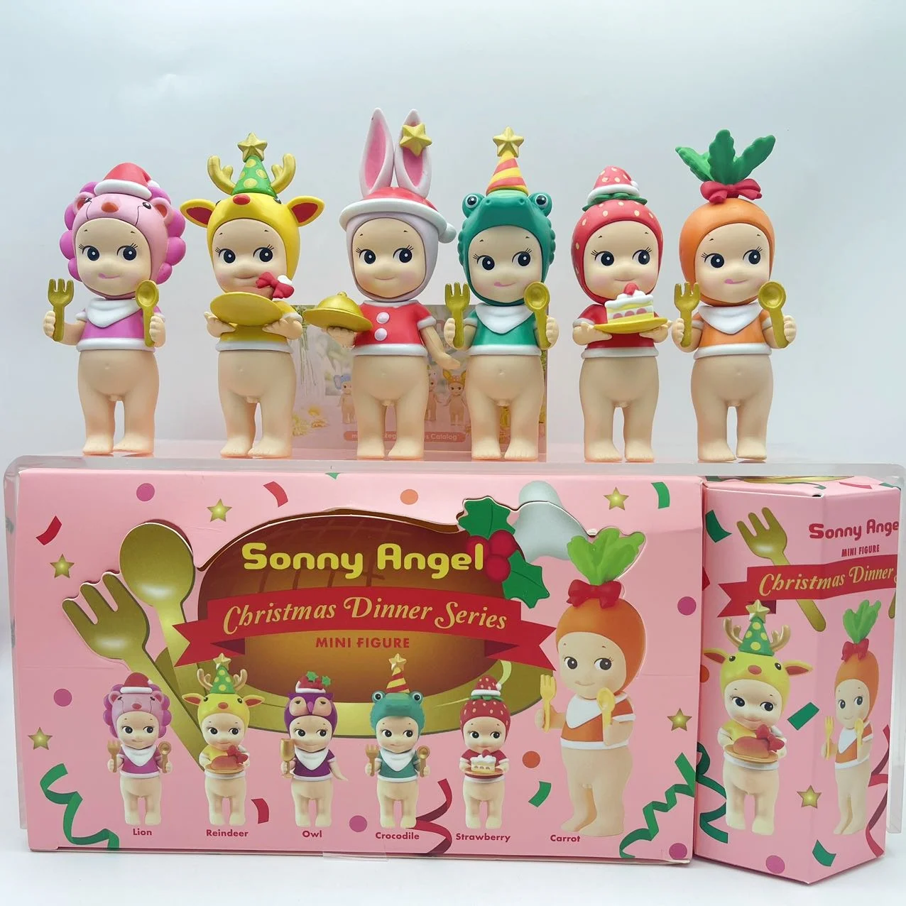Sonny Angel Christmas Dinner Series Blind Box Mini Figure Model Cute Doll Desktop Ornament Trendy Play Toys Decor Birthday Gift
Sonny Angel Christmas Dinner Series Blind Box Mini Figure Model Cute Doll Desktop Ornament Trendy Play Toys Decor Birthday Gift