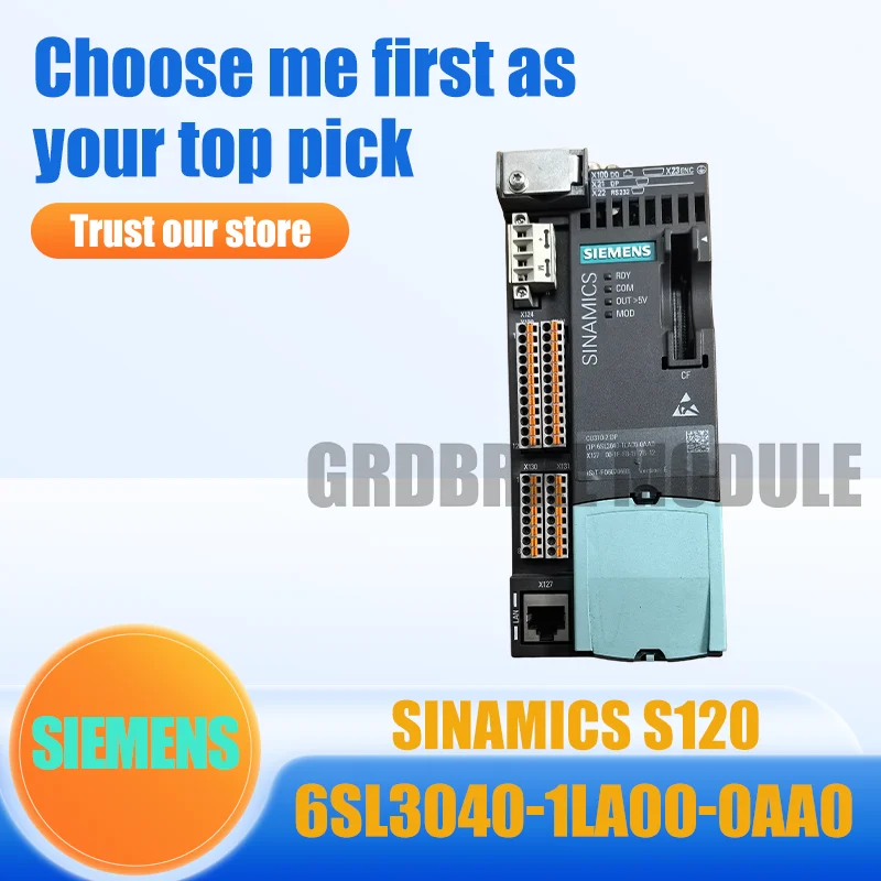 New Original SIEMENS 6SL3040-1LA00-0AA0 CU310-2 DP S120 Drive Controller
New Original SIEMENS 6SL3040-1LA00-0AA0 CU310-2 DP S120 Drive Controller