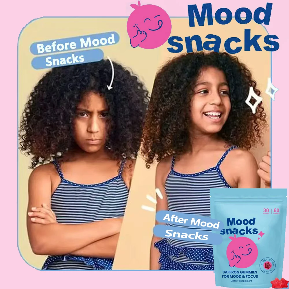 Mood Snacks - Focus & Calm Gummies for Kids & Teens - Chewable Gummy Supplement Offer Mood Support and Calms Temper Tantrums
Mood Snacks - Focus & Calm Gummies for Kids & Teens - Chewable Gummy Supplement Offer Mood Support and Calms Temper Tantrums