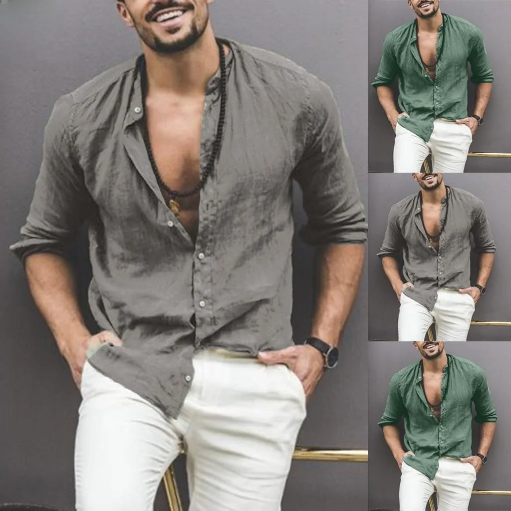 Мужские повседневные длинные Sve irt из тонкого хлопка и льна с имитацией свободного покроя Ciwalk, весна 2025 Faion Trend, искусственная кожа
Мужские повседневные длинные Sve irt из тонкого хлопка и льна с имитацией свободного покроя Ciwalk, весна 2025 Faion Trend, искусственная кожа