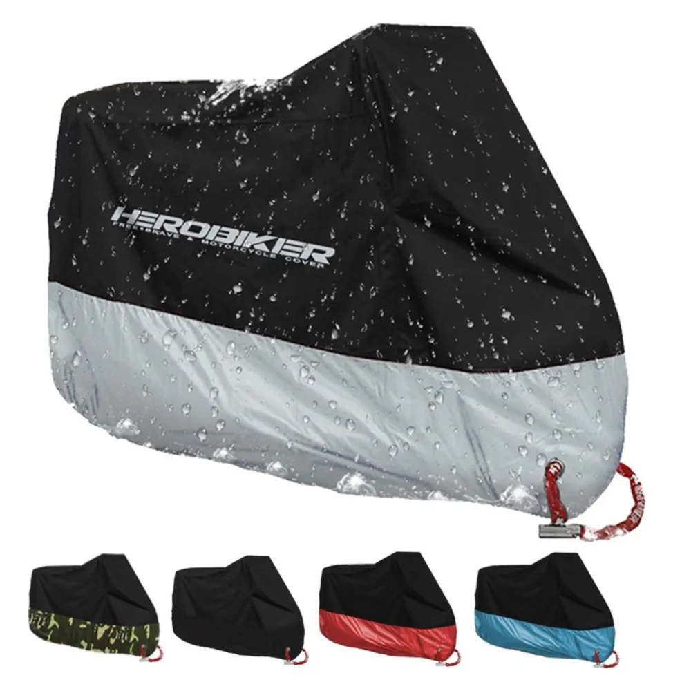 Motorcycle Cover Bike Waterproof Dustproof Moto Rain Cover Outdoor Uv Protector Scooter Cover Indoor Lock-holes Design
Motorcycle Cover Bike Waterproof Dustproof Moto Rain Cover Outdoor Uv Protector Scooter Cover Indoor Lock-holes Design