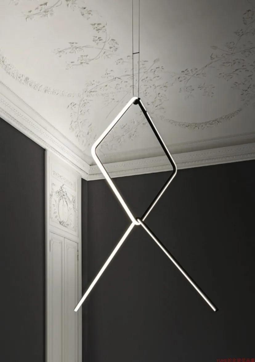 Modern Designer LED Pendant Lamp For Living Dining Room Minimalist Geometric Line Hanging Light Customization Lights Home Decor
Modern Designer LED Pendant Lamp For Living Dining Room Minimalist Geometric Line Hanging Light Customization Lights Home Decor