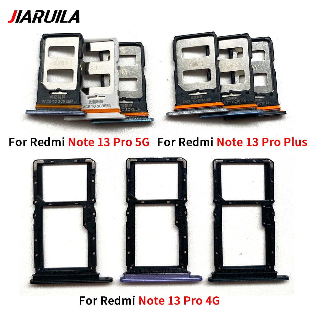 SIM Card Tray Slot For Xiaomi Redmi Note 13 Pro 4G 5G / Note 13 Pro Plus Sim Tray Holder Micro SD Slot Socket Adapter
SIM Card Tray Slot For Xiaomi Redmi Note 13 Pro 4G 5G / Note 13 Pro Plus Sim Tray Holder Micro SD Slot Socket Adapter
