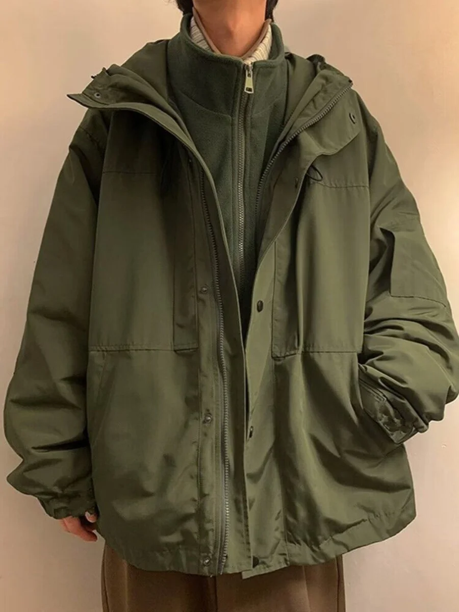 Мужская водонепроницаемая куртка-футболка из ткани Окс с длинными рукавами, съемная, для пар, весна-осень, рабочая одежда
Мужская водонепроницаемая куртка-футболка из ткани Окс с длинными рукавами, съемная, для пар, весна-осень, рабочая одежда