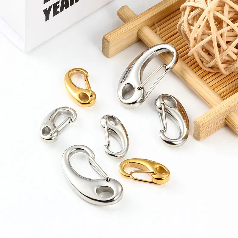Stainless Steel D-shaped Lobster Clasps Hooks Connectors Necklace Bracelet For DIY Jewelry Making Accessories Supplies Wholesale
Stainless Steel D-shaped Lobster Clasps Hooks Connectors Necklace Bracelet For DIY Jewelry Making Accessories Supplies Wholesale