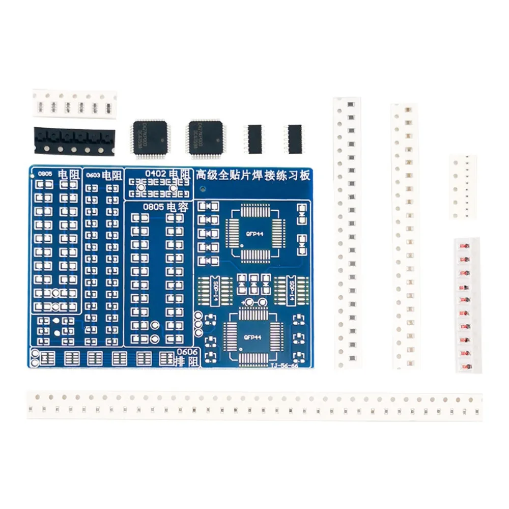 SMT Soldering Practice Kit with 110 Components - All-in-One PCB Board for Beginners, Electronics Education, DIY STEM Project wit
SMT Soldering Practice Kit with 110 Components - All-in-One PCB Board for Beginners, Electronics Education, DIY STEM Project wit