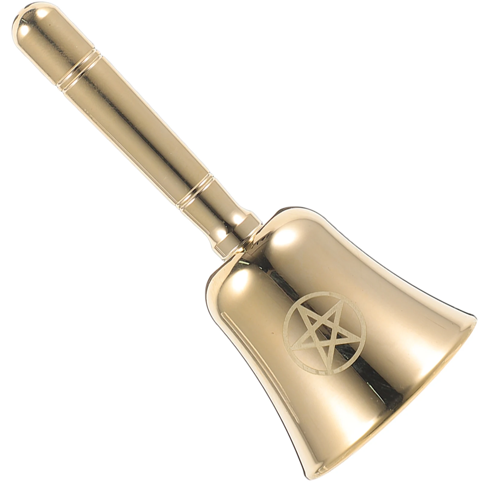 1pcs Golden Pentagram Ornament Ritual Hand Bell for Tarot Ceremony Altar Decor Metal Small Divination Handheld Bell
1pcs Golden Pentagram Ornament Ritual Hand Bell for Tarot Ceremony Altar Decor Metal Small Divination Handheld Bell
