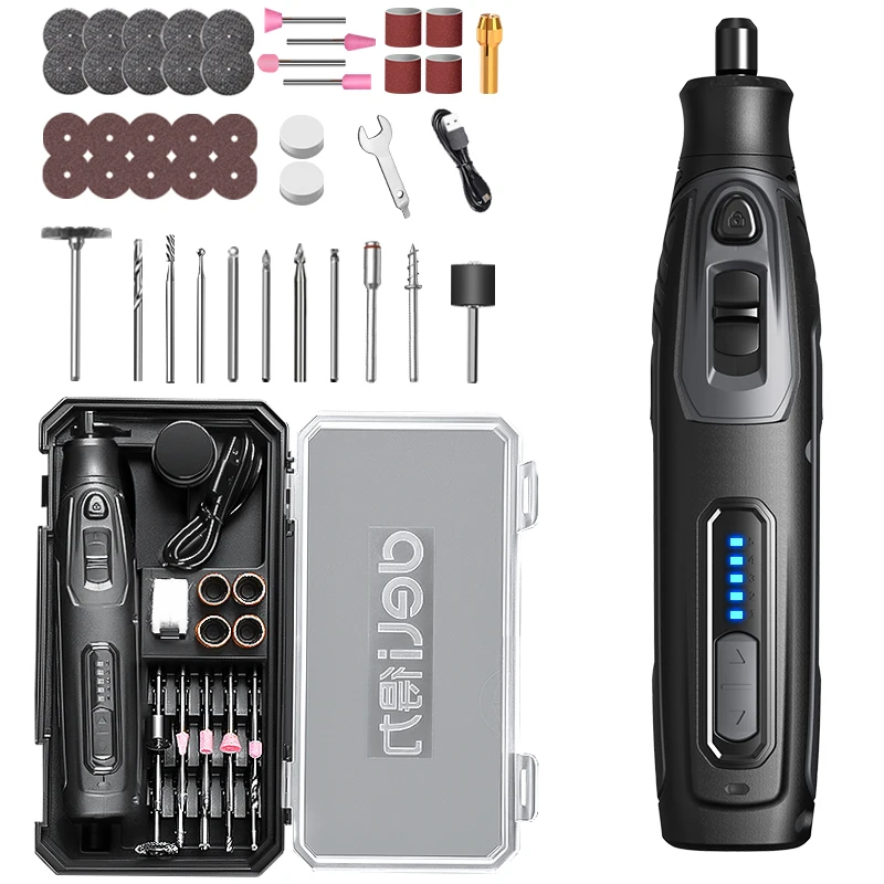 DELI USB Cordless Rotary Tool Kit Woodworking Engraving Pen DIY For Jewelry Metal Glass Mini Variable Speed Wireless Drill
DELI USB Cordless Rotary Tool Kit Woodworking Engraving Pen DIY For Jewelry Metal Glass Mini Variable Speed Wireless Drill