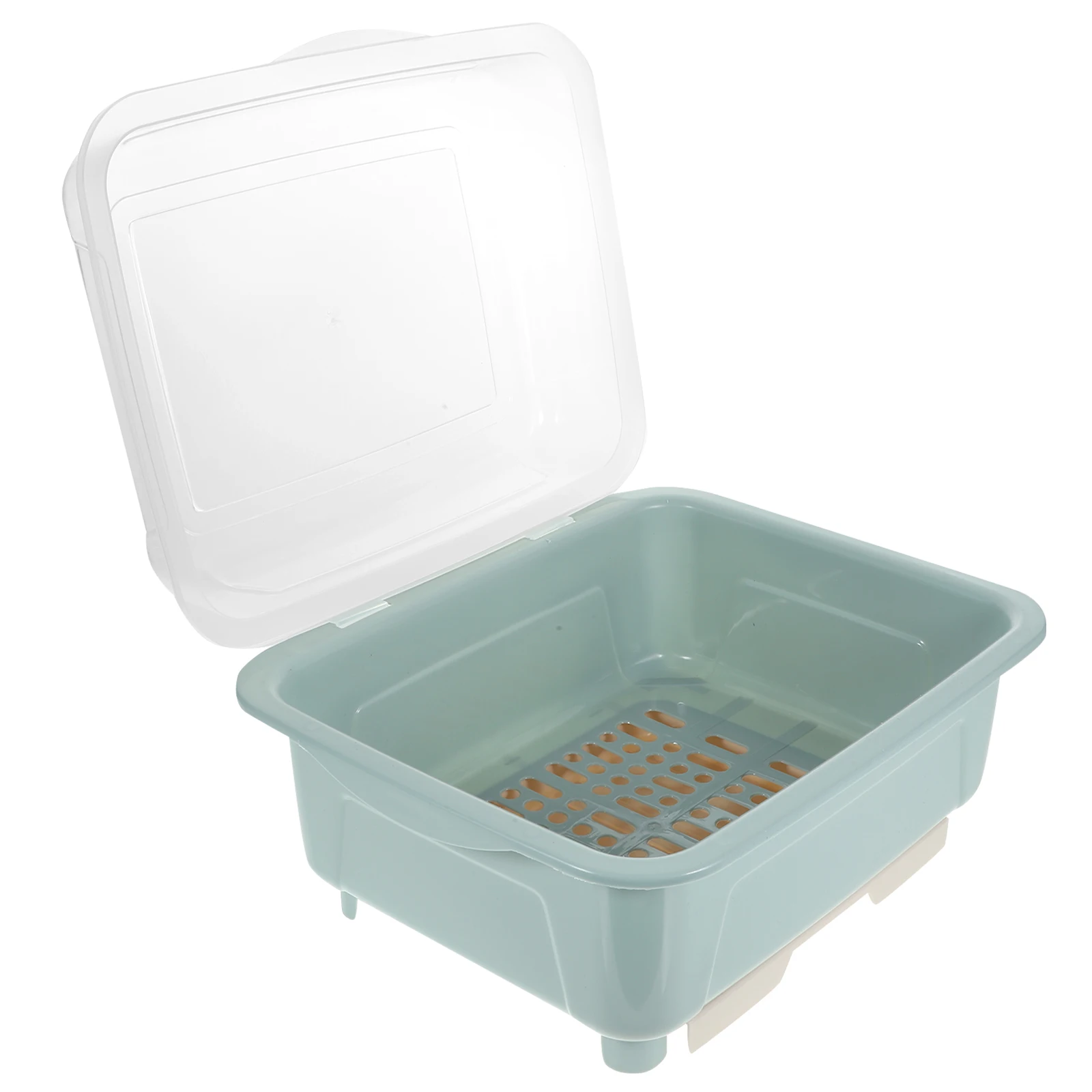 Lidded Cutlery Storage Plastic Dish Drain Board Bowl Chopstick Tableware Drying Rack Over Sink Drainer Countertop Dish Drainer
Lidded Cutlery Storage Plastic Dish Drain Board Bowl Chopstick Tableware Drying Rack Over Sink Drainer Countertop Dish Drainer