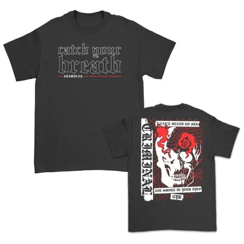 Grimmenal Catch Your Breath Graphic Tee for Emo Rock Fans Who Love Dark Gothic Design in Casual Wear
Grimmenal Catch Your Breath Graphic Tee for Emo Rock Fans Who Love Dark Gothic Design in Casual Wear