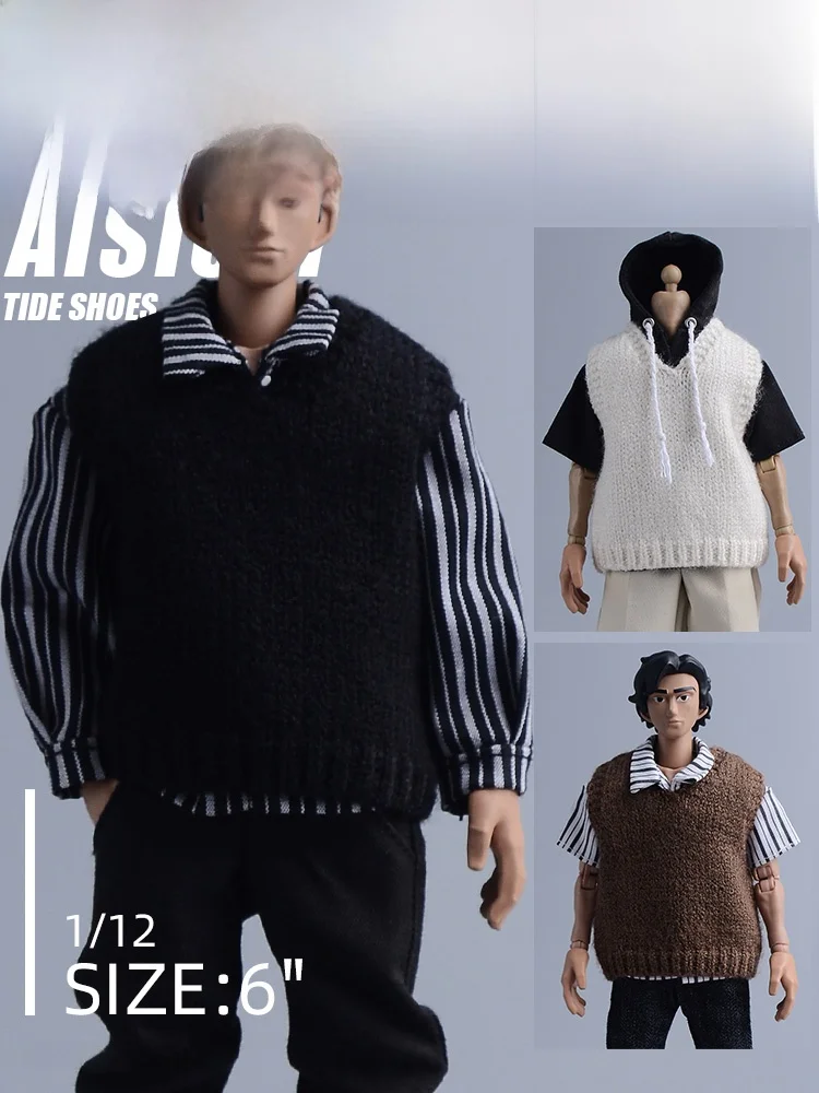 Trendy Knitted Vest Sweater 6 Inch Action Figure Universal Come4arts Toy Collectible Adult Size Jointed Doll Clothes Accories
Trendy Knitted Vest Sweater 6 Inch Action Figure Universal Come4arts Toy Collectible Adult Size Jointed Doll Clothes Accories