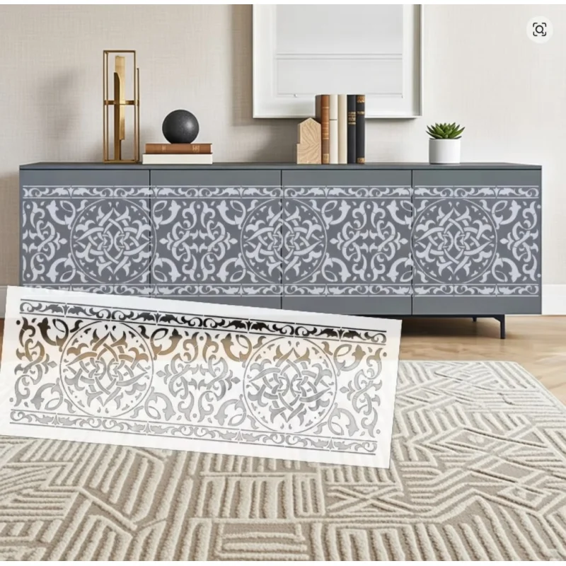 Large Wall Stencil For Painting Moroccan Reusable Templates For Wall plaster Home decor Repeating Border Furniture
Large Wall Stencil For Painting Moroccan Reusable Templates For Wall plaster Home decor Repeating Border Furniture