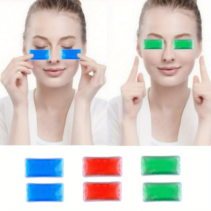 2pcs Reusable Mini Cold/Hot Gel Pads, Soft Multi-Purpose Ice Pack for Eye Relief
2pcs Reusable Mini Cold/Hot Gel Pads, Soft Multi-Purpose Ice Pack for Eye Relief