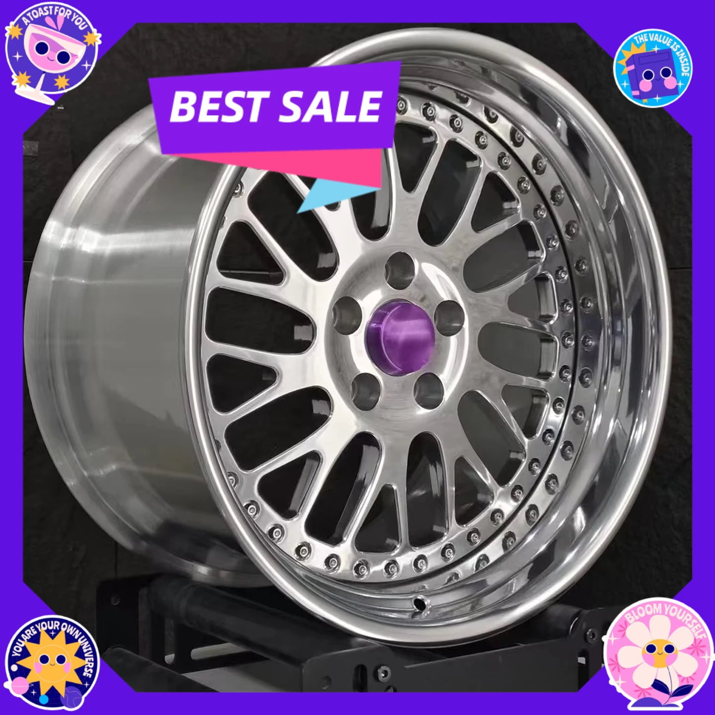 Hot-selling Classic Wheel Forged Wheel Deep Lip Rims 5x114.3 3 2 Piece Wheels for Ford Mustang Chevrolet Corvette Audi A3
Hot-selling Classic Wheel Forged Wheel Deep Lip Rims 5x114.3 3 2 Piece Wheels for Ford Mustang Chevrolet Corvette Audi A3