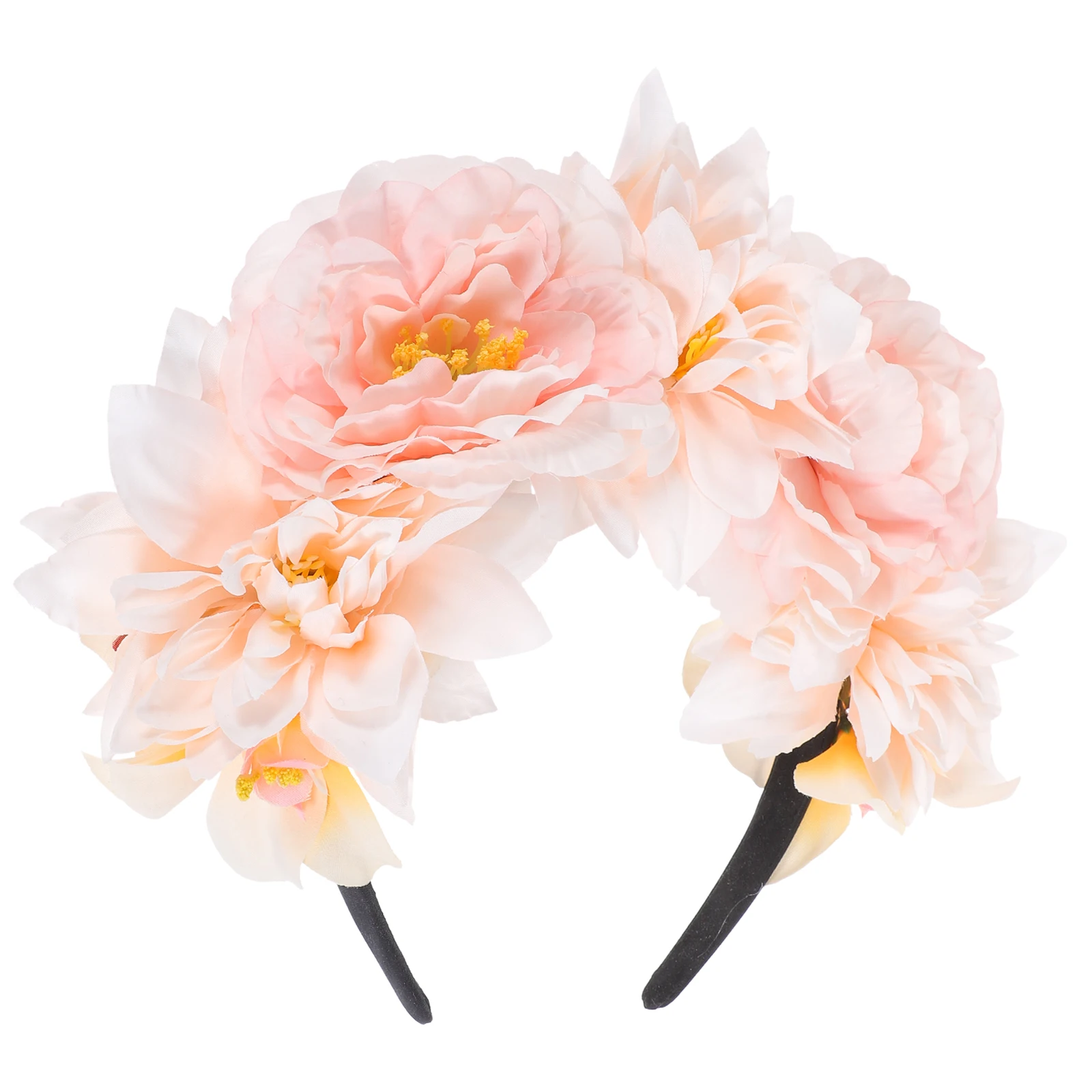 Simulated Flower Headband Vintage Peony Crown Large Floral Hair Accessories Women Travel Photography Elegant Fashion Trendy
Simulated Flower Headband Vintage Peony Crown Large Floral Hair Accessories Women Travel Photography Elegant Fashion Trendy