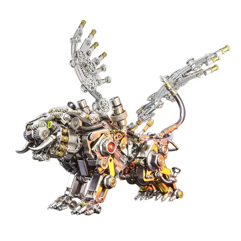 700pcs+ Bengal Tiger / Smilodon Tiger 3D Mechanical Metal Assembly Model Kits DIY Puzzle Animal Toys For Children Adults
700pcs+ Bengal Tiger / Smilodon Tiger 3D Mechanical Metal Assembly Model Kits DIY Puzzle Animal Toys For Children Adults