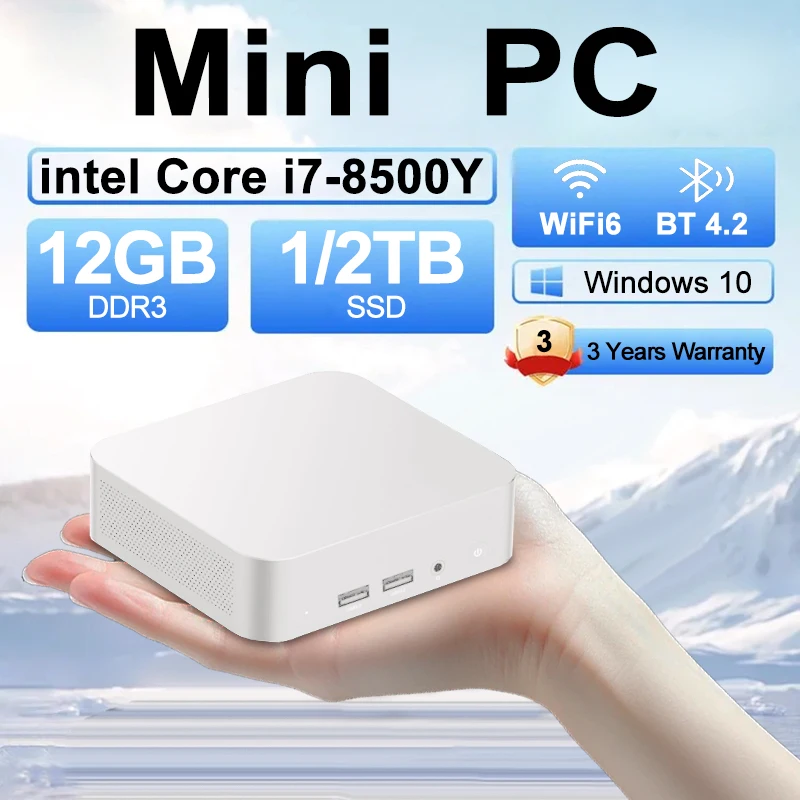 New Windows 10 Intel i7 8500Y Mini PC 12GB DDR3 512GB 1TB SSD PC Gamer Computer Dual WIFI 6 BT4.2 4K HD Office Gaming Pc Desktop
New Windows 10 Intel i7 8500Y Mini PC 12GB DDR3 512GB 1TB SSD PC Gamer Computer Dual WIFI 6 BT4.2 4K HD Office Gaming Pc Desktop