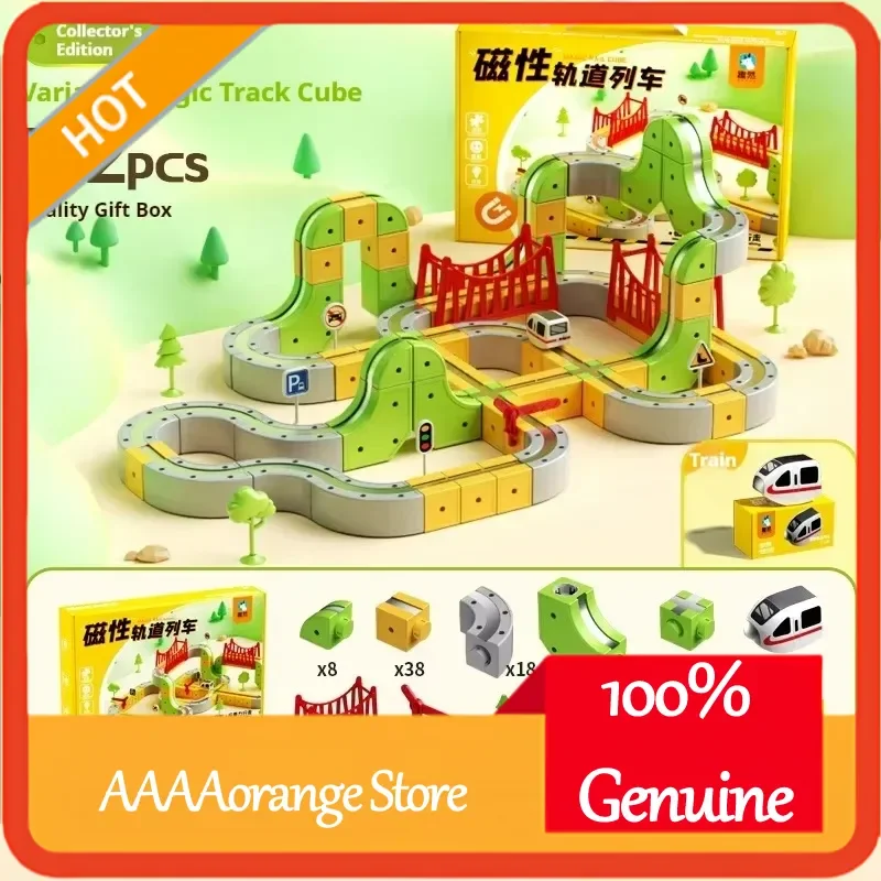 Magic Transforming Magnetic Speed Cube Track Set with High-Speed Train Building Blocks STEM Educational Toy Gift for Kids
Magic Transforming Magnetic Speed Cube Track Set with High-Speed Train Building Blocks STEM Educational Toy Gift for Kids