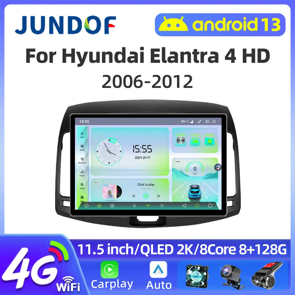 11.5" Android 13 Car Radio for Hyundai Elantra 4 HD 2006-2012 Multimedia Player Stereo wireless Carplay Auto GPS 4G Head Unit
11.5" Android 13 Car Radio for Hyundai Elantra 4 HD 2006-2012 Multimedia Player Stereo wireless Carplay Auto GPS 4G Head Unit