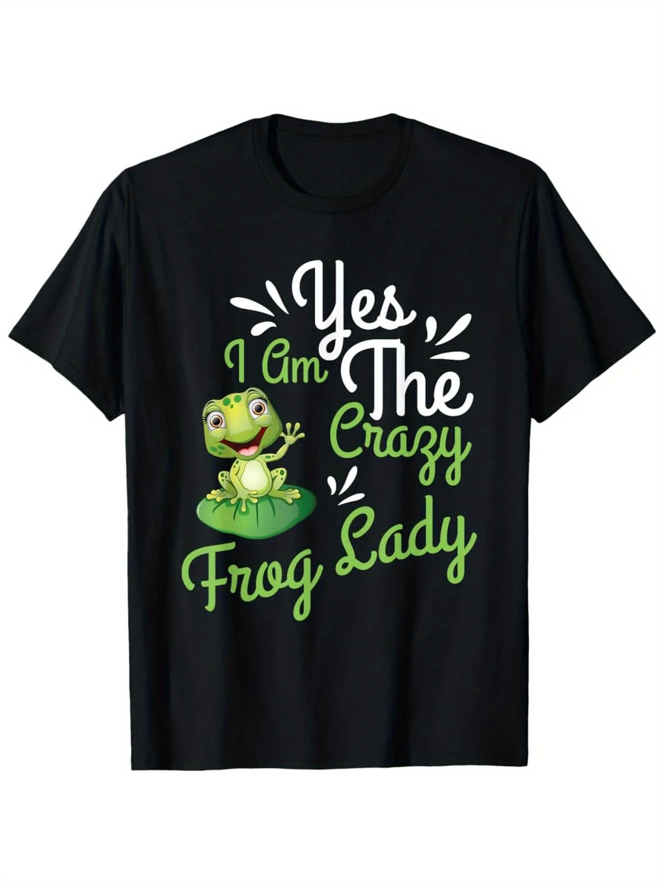 Мужская футболка с рисунком "Yes, I'm the Crazy Frog Lady" из мягкого хлопка, в стиле ретро и с коротким рукавом.
Мужская футболка с рисунком "Yes, I'm the Crazy Frog Lady" из мягкого хлопка, в стиле ретро и с коротким рукавом.
