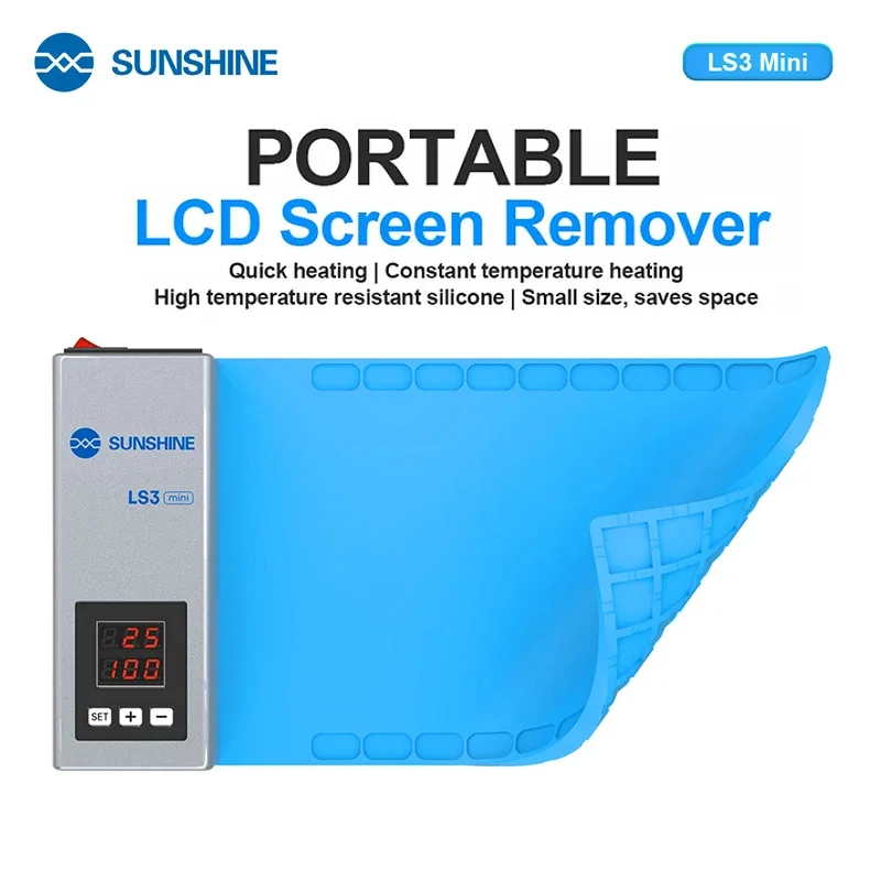SUNSHINE LS3 Mini Portable LCD Screen Remover Intelligent Temperature Control,for Mobile Phones and Tablet below 10.5 inches
SUNSHINE LS3 Mini Portable LCD Screen Remover Intelligent Temperature Control,for Mobile Phones and Tablet below 10.5 inches