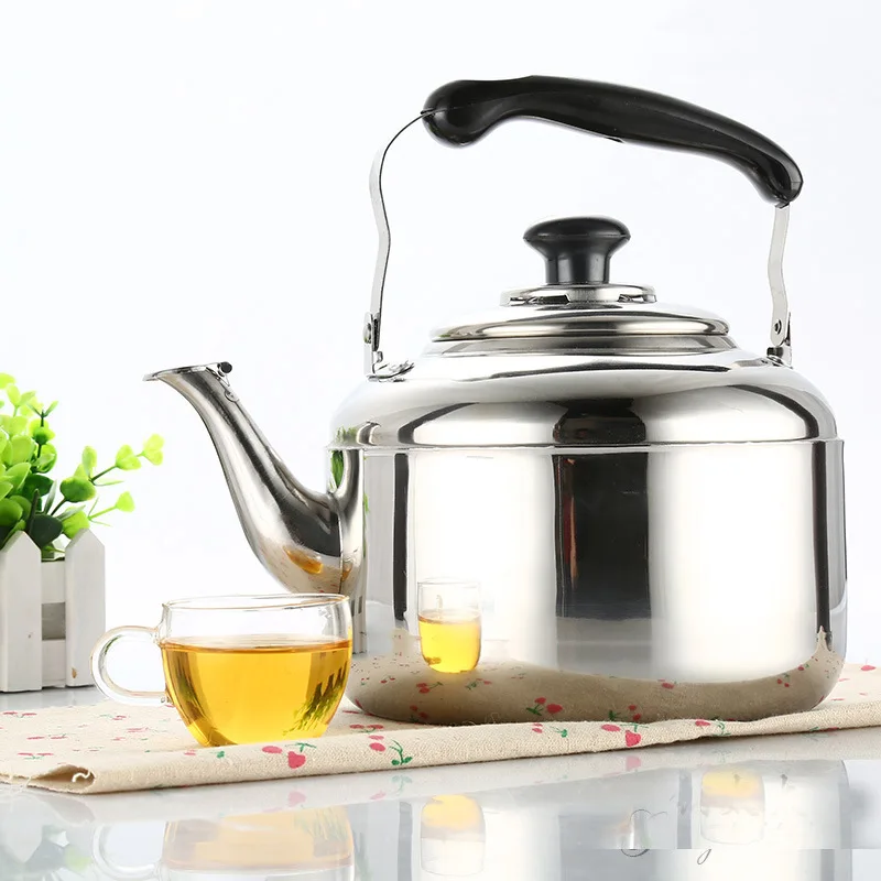 Stainless Steel Kettle Large Capacity Household Whistling Kettle with Sound, Large Capacity Flat Bottom Kettle Thickened
Stainless Steel Kettle Large Capacity Household Whistling Kettle with Sound, Large Capacity Flat Bottom Kettle Thickened