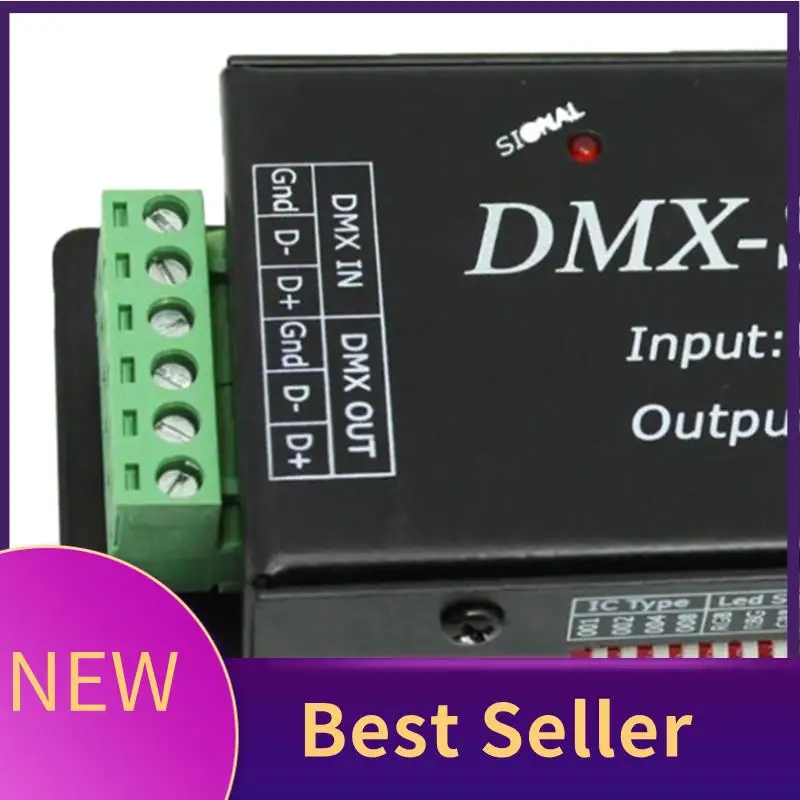 HFES DMX200 SPI светодиодный контроллер сигнала DMX для декодера для 2801 6803 2812 2811, лента постоянного тока, 5 В, 12 В, 24 В, простота в использовании
HFES DMX200 SPI светодиодный контроллер сигнала DMX для декодера для 2801 6803 2812 2811, лента постоянного тока, 5 В, 12 В, 24 В, простота в использовании