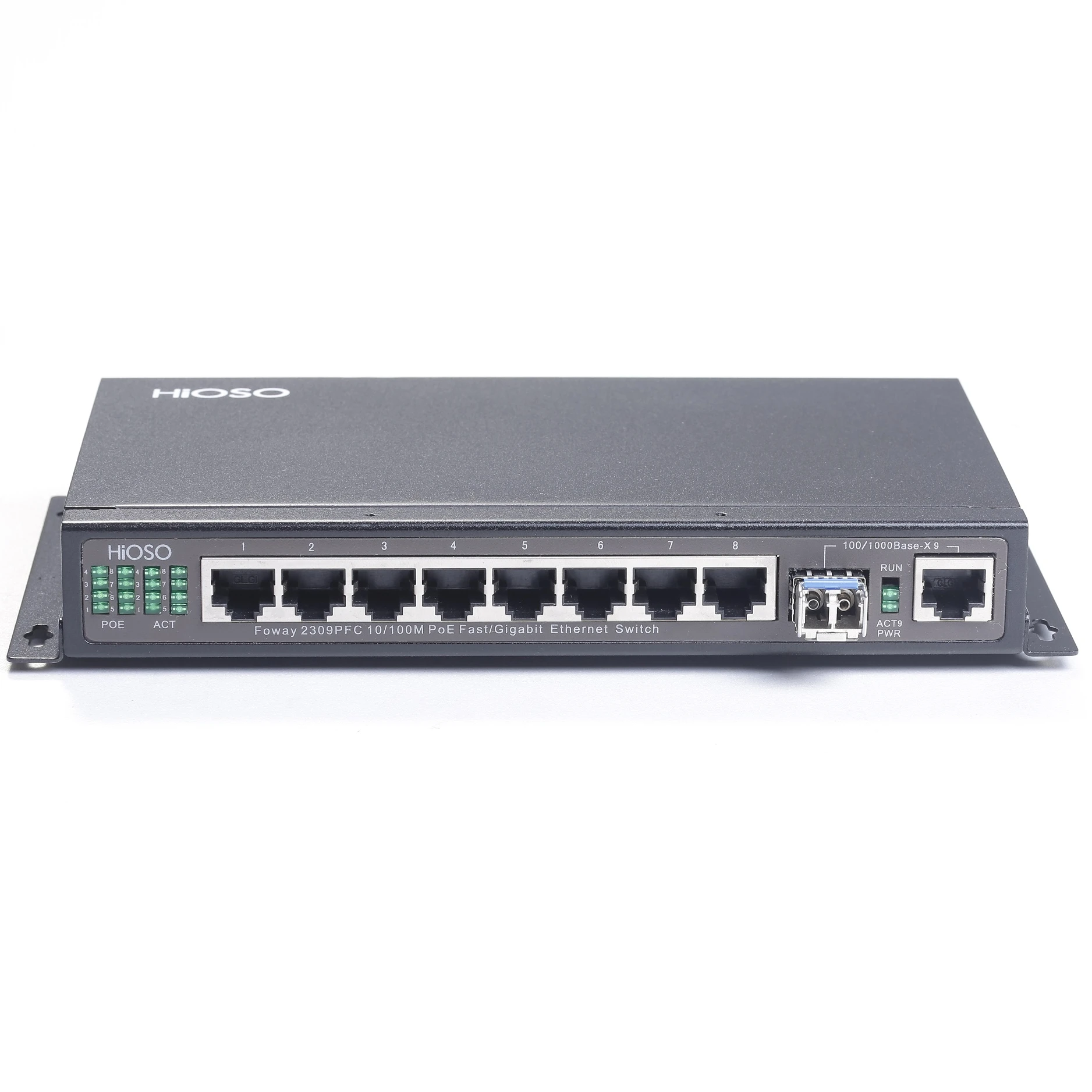 High Quality 8 Ports 10/100M PoE/PSE +1 Combo DC48V 200W PoE Switch
High Quality 8 Ports 10/100M PoE/PSE +1 Combo DC48V 200W PoE Switch