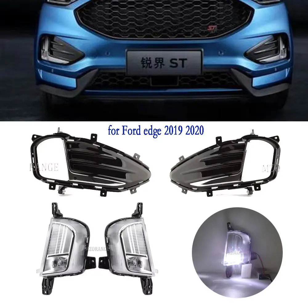 LED Fog Light for Ford edge 2019 2020 Headlight FogLight Cover Grill Bezel Frame Led DRL Fog Lamp Hoods accessories
LED Fog Light for Ford edge 2019 2020 Headlight FogLight Cover Grill Bezel Frame Led DRL Fog Lamp Hoods accessories
