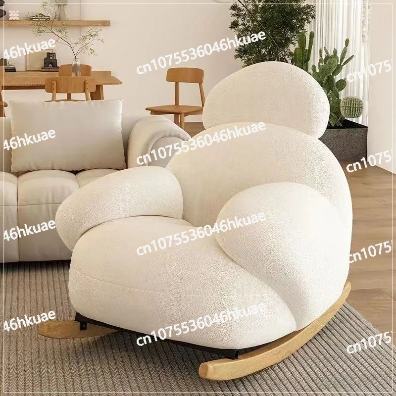 Single Online Celebrity Lambskin Leisure Recliner, Nordic Rocking Chair, Home Living Room Balcony Lazy Sofa, Bedroom Small Chair
Single Online Celebrity Lambskin Leisure Recliner, Nordic Rocking Chair, Home Living Room Balcony Lazy Sofa, Bedroom Small Chair