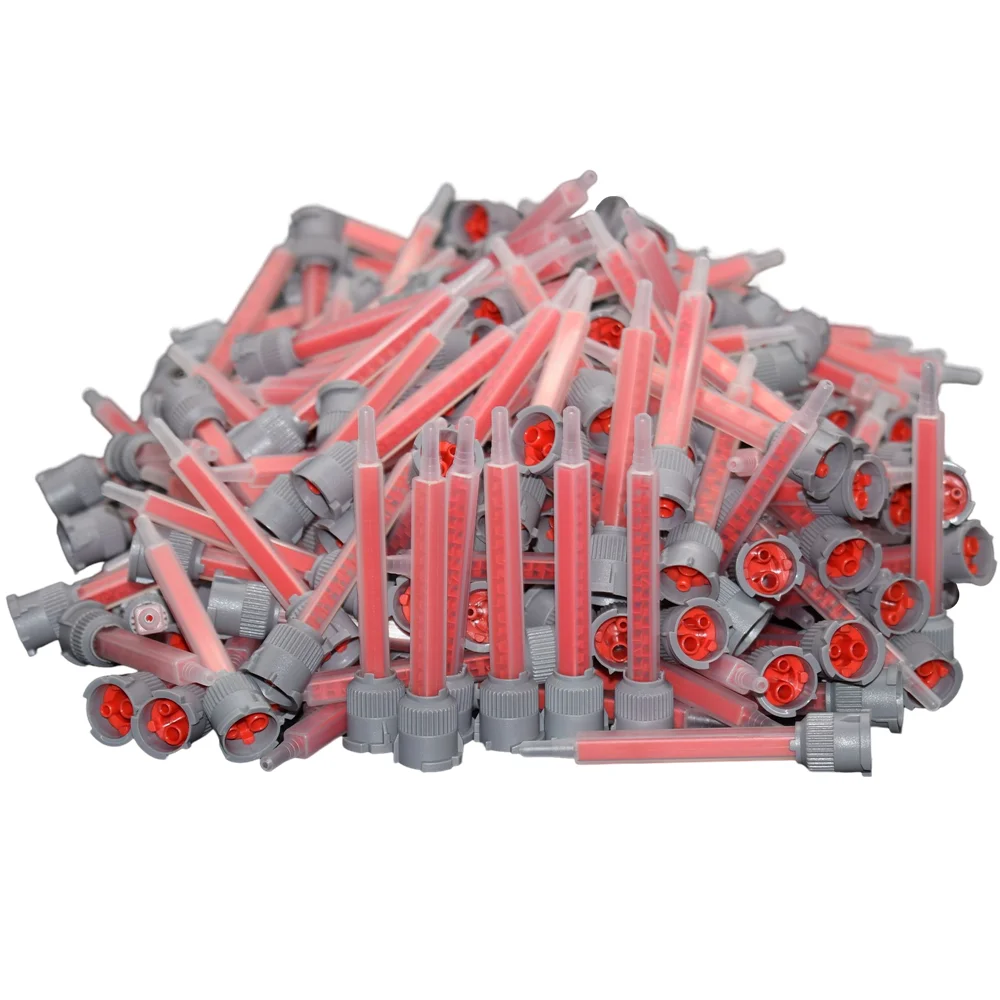 200pcs Adhesive Mixing Nozzle 10:1 AB Glue Mixed Tube Epoxy Resin Static Mixer 90mm Square Mixing Nozzle Set for 50ml 10:1 Glues
200pcs Adhesive Mixing Nozzle 10:1 AB Glue Mixed Tube Epoxy Resin Static Mixer 90mm Square Mixing Nozzle Set for 50ml 10:1 Glues