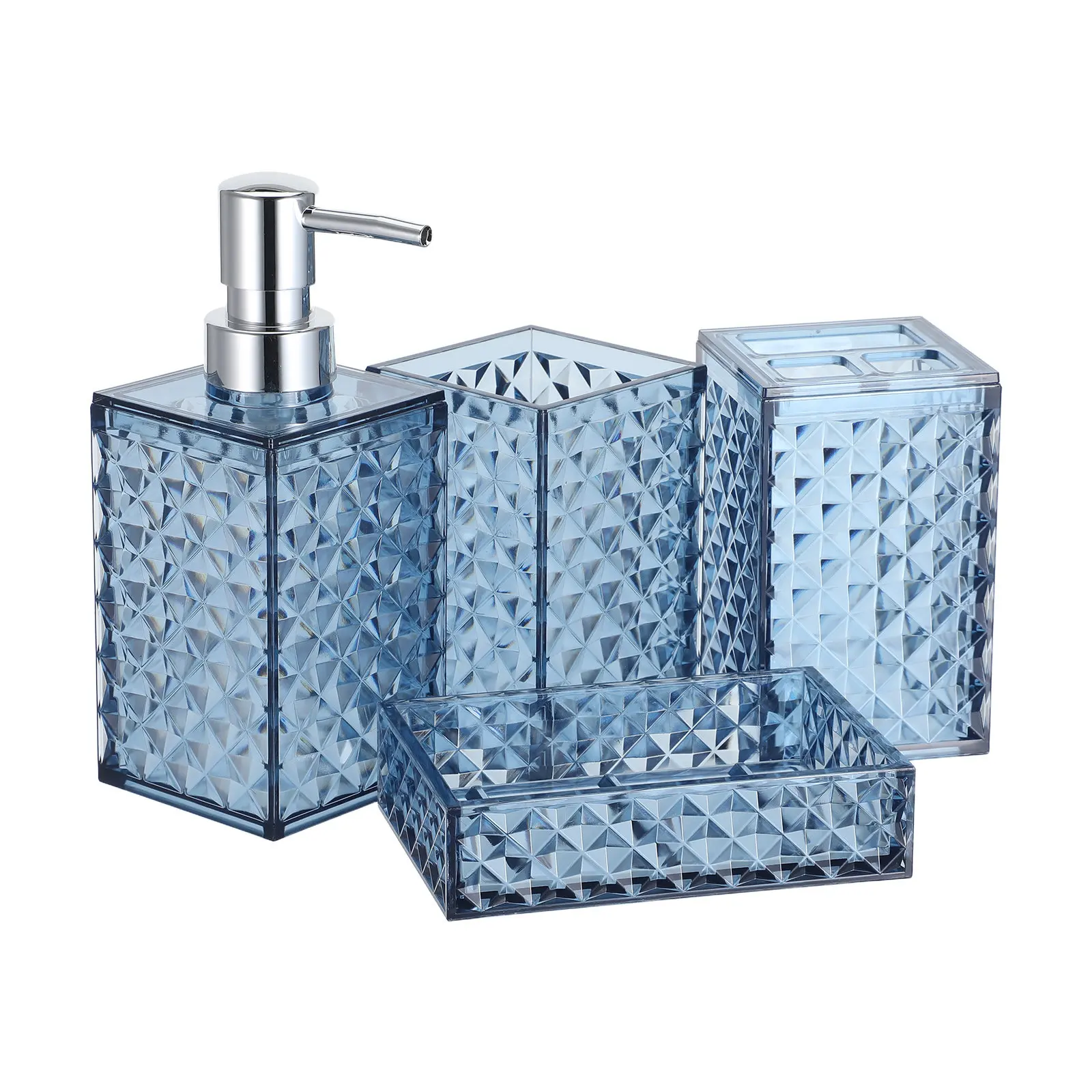 1Set Bathroom Accessories Set Plastic Soap Dispenser Toothbrush Holder Soap Dish Mouthwash Cup Modern Countertop
1Set Bathroom Accessories Set Plastic Soap Dispenser Toothbrush Holder Soap Dish Mouthwash Cup Modern Countertop
