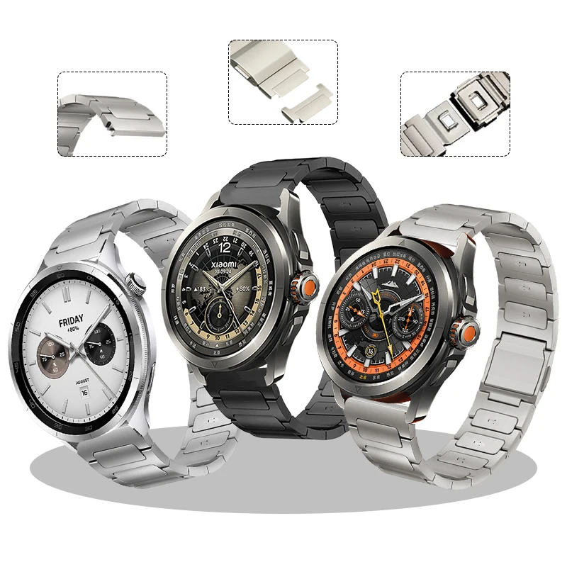 Титановый ремешок, совместимый с Xiaomi Watch S4/S4sport/S3/S2, аксессуары для умных часов для Redmi Watch 5 Active/5 Lite
Титановый ремешок, совместимый с Xiaomi Watch S4/S4sport/S3/S2, аксессуары для умных часов для Redmi Watch 5 Active/5 Lite