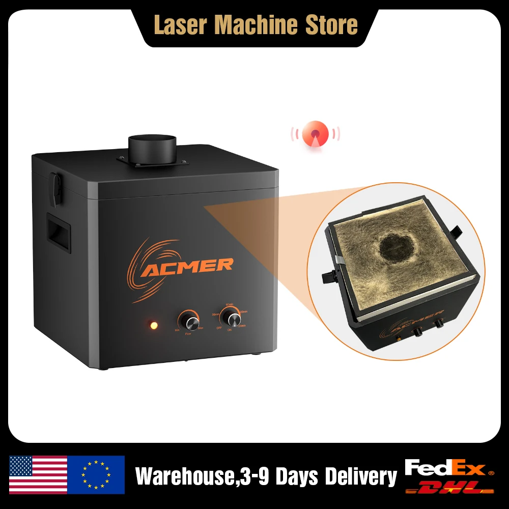 ACMER Laser AP220 Smoke Air Purifie Low Noise High Efficiency for Laser Engraver CO2 CNC Cutting Machine Air Cleaner Filte
ACMER Laser AP220 Smoke Air Purifie Low Noise High Efficiency for Laser Engraver CO2 CNC Cutting Machine Air Cleaner Filte