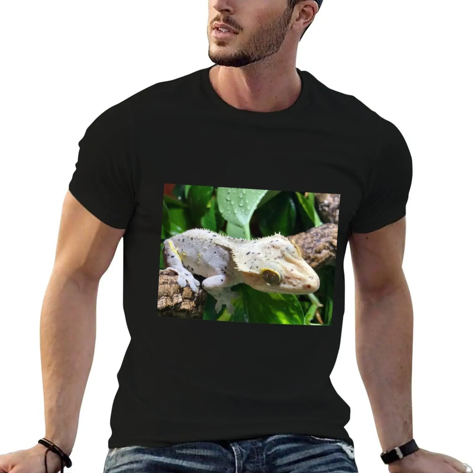 Dalmation Crested gecko in plants photograph T-Shirt man graphic t shirt man t shirts graphic T-Shirt
Dalmation Crested gecko in plants photograph T-Shirt man graphic t shirt man t shirts graphic T-Shirt