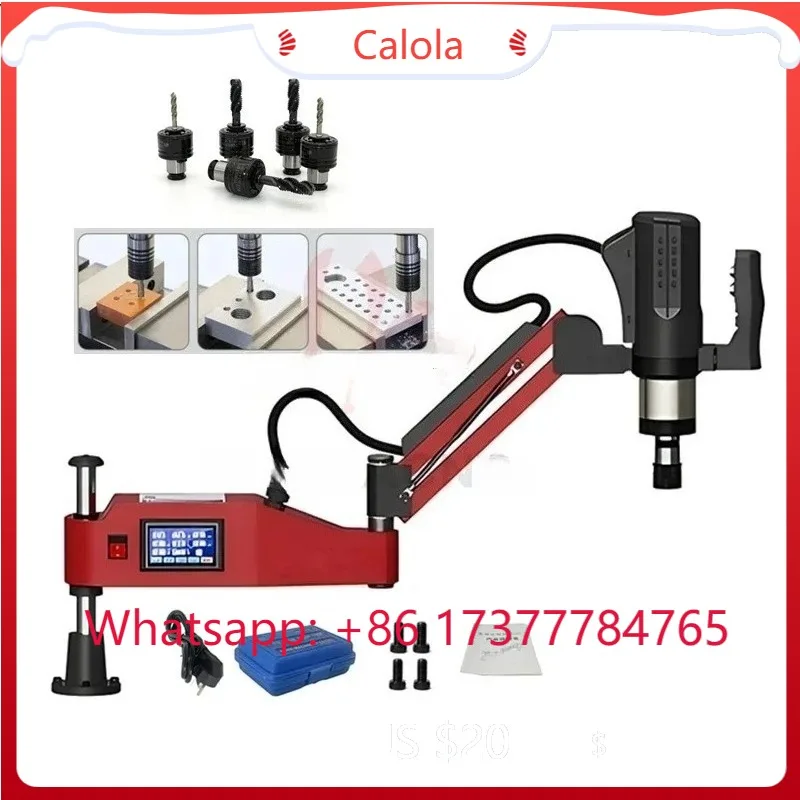 Universal Vertical Electric Tapping Machine, M2-M20 Threading Tapper with Chucks Easy Arm Industrial Power Tool
Universal Vertical Electric Tapping Machine, M2-M20 Threading Tapper with Chucks Easy Arm Industrial Power Tool