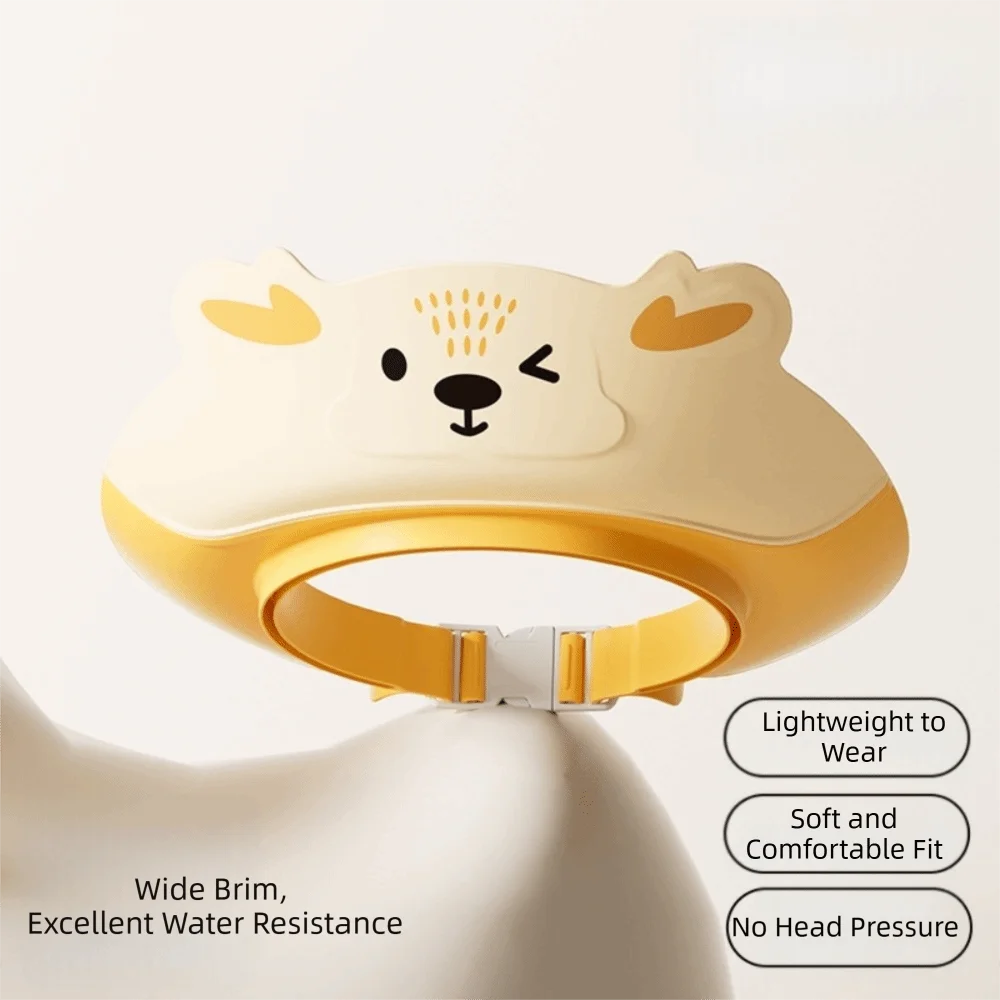 Adjustable Waterproof Bath Hat Upward Brim Soft Inner Ring Unisex Washing Hair Cup Ear Protection Bathing Safe Shampoo Cap
Adjustable Waterproof Bath Hat Upward Brim Soft Inner Ring Unisex Washing Hair Cup Ear Protection Bathing Safe Shampoo Cap