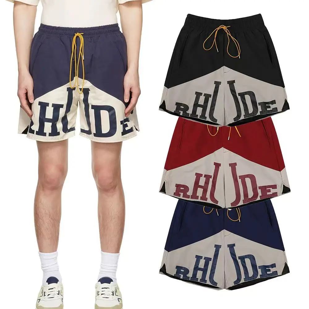 High street fashion shorts RHUDE letter printed hip-hop casual pants beach pants men's five quarter shorts
High street fashion shorts RHUDE letter printed hip-hop casual pants beach pants men's five quarter shorts
