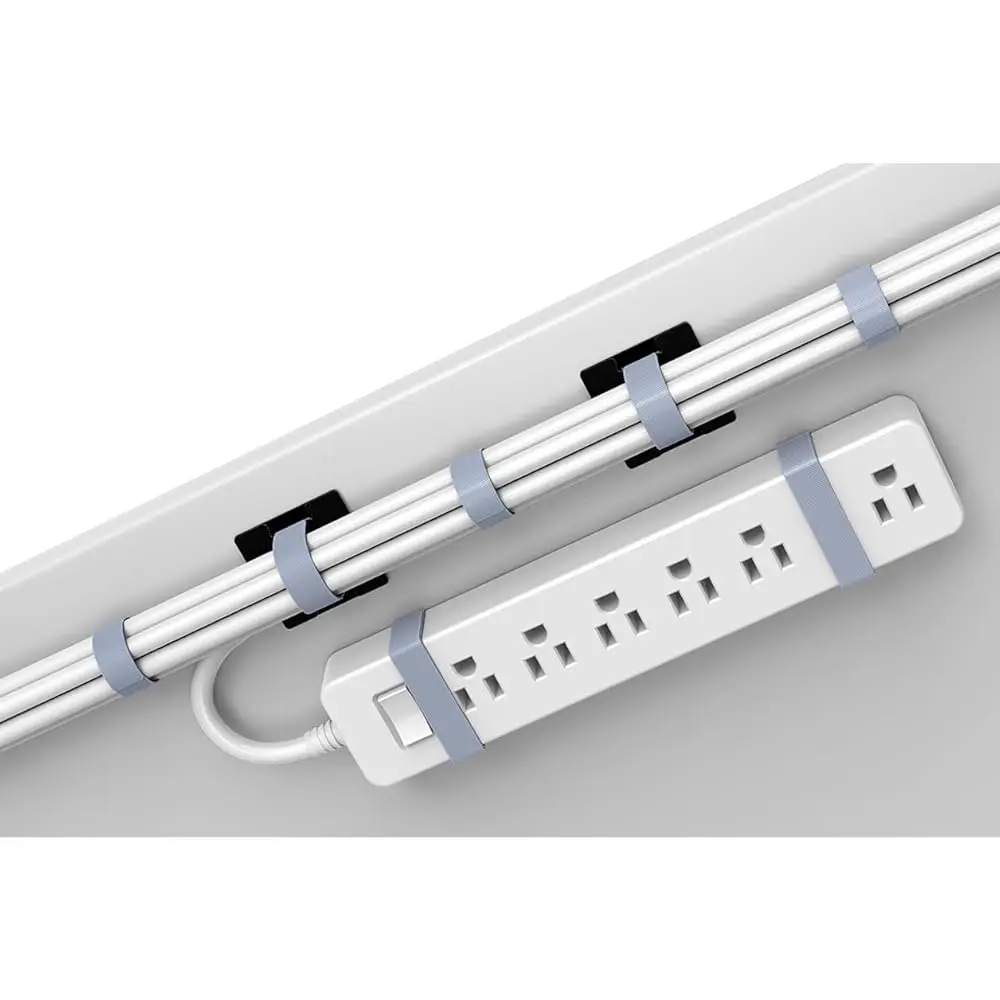 Under Desk Cord Management Straps, Adhesive-Backed Heavy-Duty Reusable Mounting Straps, Cable Management, Self Adhesive Hook
Under Desk Cord Management Straps, Adhesive-Backed Heavy-Duty Reusable Mounting Straps, Cable Management, Self Adhesive Hook