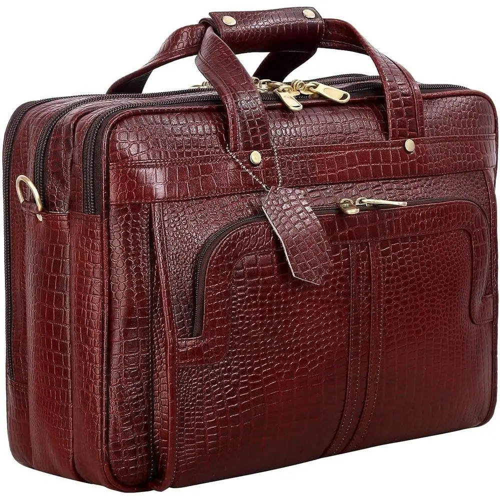 16 Inch Full Grain Leather Briefcases, Laptop Shoulder Bags for Men & Women, Business Work Satchel Bag
16 Inch Full Grain Leather Briefcases, Laptop Shoulder Bags for Men & Women, Business Work Satchel Bag