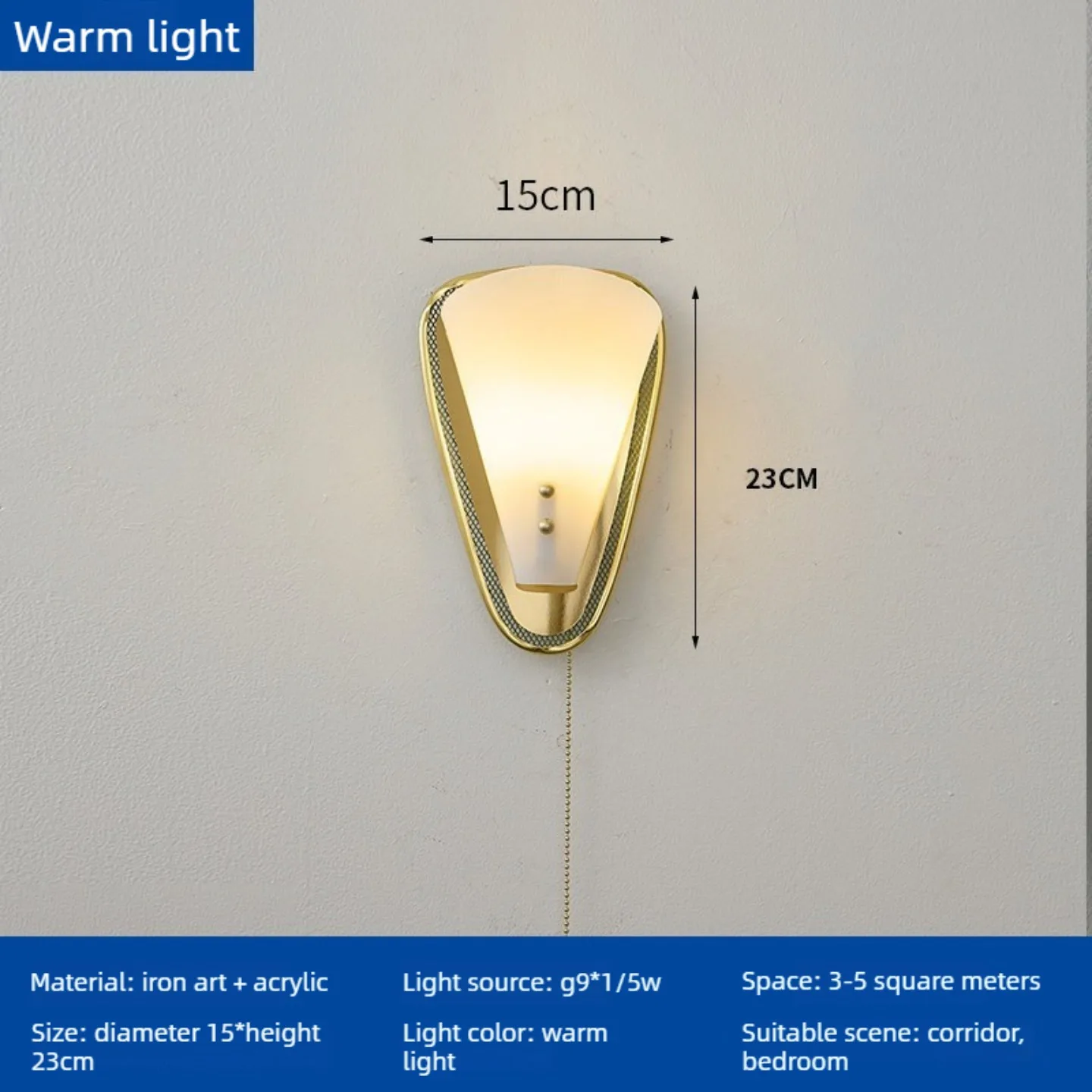 French Vintage Wall Lamp Bedroom Bedside Wall Lamp Living Room Feature Wall Lamp with Zipper Switch Retro Home Decor
French Vintage Wall Lamp Bedroom Bedside Wall Lamp Living Room Feature Wall Lamp with Zipper Switch Retro Home Decor
