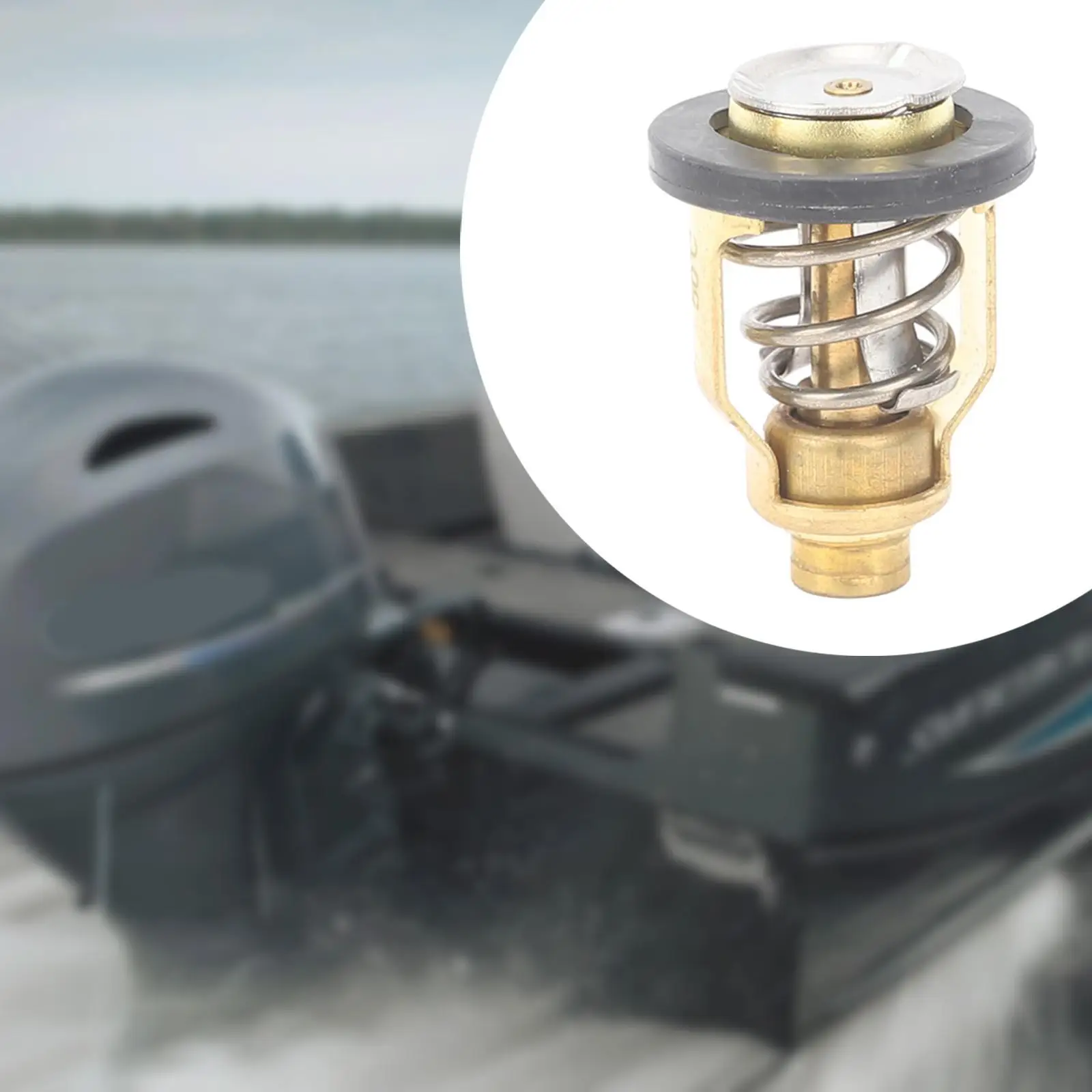 Marine Engine Temperature Control Thermostat Boat Motor Cooling System Practical Sturdy Outboard Thermostat for BFP9.9D
Marine Engine Temperature Control Thermostat Boat Motor Cooling System Practical Sturdy Outboard Thermostat for BFP9.9D
