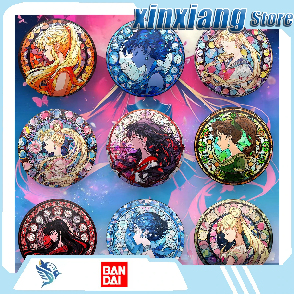 Bandai Sailor Moon badge Collectible Cards Decorative items surprises comics souvenirs trendy toys animations decorations gifts
Bandai Sailor Moon badge Collectible Cards Decorative items surprises comics souvenirs trendy toys animations decorations gifts