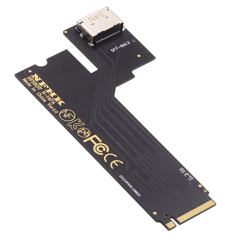 M.2 M-key to U.2/U.3 Oculink SFF8612 Adapter for ThinkBook 14+/16+ Laptop External Graphics Card for M.2 NGFF SSD Adapter Card
M.2 M-key to U.2/U.3 Oculink SFF8612 Adapter for ThinkBook 14+/16+ Laptop External Graphics Card for M.2 NGFF SSD Adapter Card