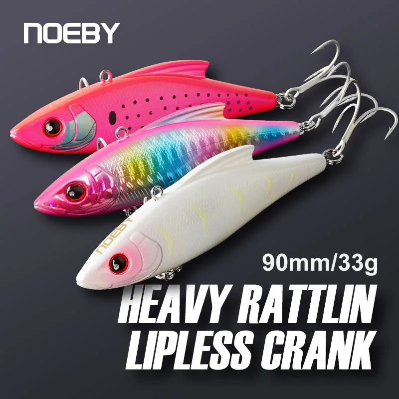 Noeby 3 pieces 90mm 33g Sinking Vibes Rattling and Vib Artificial Hard Baits Sea Crankbaits Rattlins for Winter Fishing Lures
Noeby 3 pieces 90mm 33g Sinking Vibes Rattling and Vib Artificial Hard Baits Sea Crankbaits Rattlins for Winter Fishing Lures