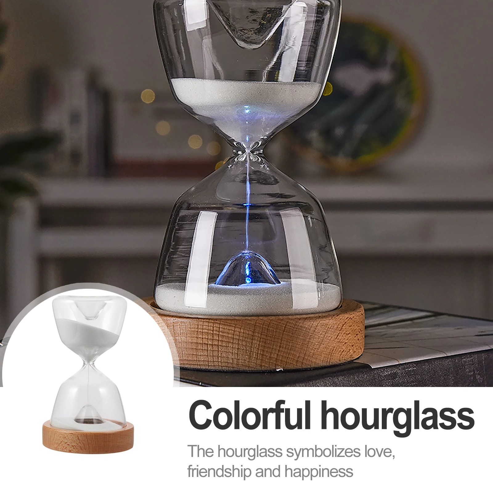 Hourglass Night Lamp LED USB Charging Small Size Lightweight Portable Home Decor Bedroom Lighting Gift Idea
Hourglass Night Lamp LED USB Charging Small Size Lightweight Portable Home Decor Bedroom Lighting Gift Idea