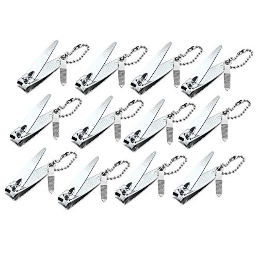 12 Pcs Nail Clippers for Fingernails by YWQ - Swing Out Nail Cleaner/File - Popular Gifts for Men and Women - Best Sharp Stainl
12 Pcs Nail Clippers for Fingernails by YWQ - Swing Out Nail Cleaner/File - Popular Gifts for Men and Women - Best Sharp Stainl