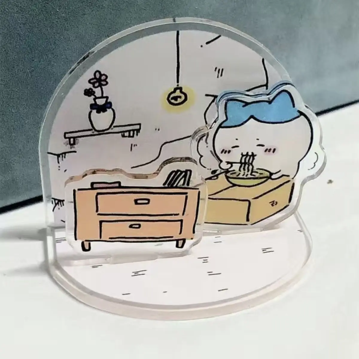 Chiikawa Hachiware Acrylic Stand Cute Cartoon Desktop Decoration High-Value Anime Peripheral Table Ornament for Home Decor
Chiikawa Hachiware Acrylic Stand Cute Cartoon Desktop Decoration High-Value Anime Peripheral Table Ornament for Home Decor