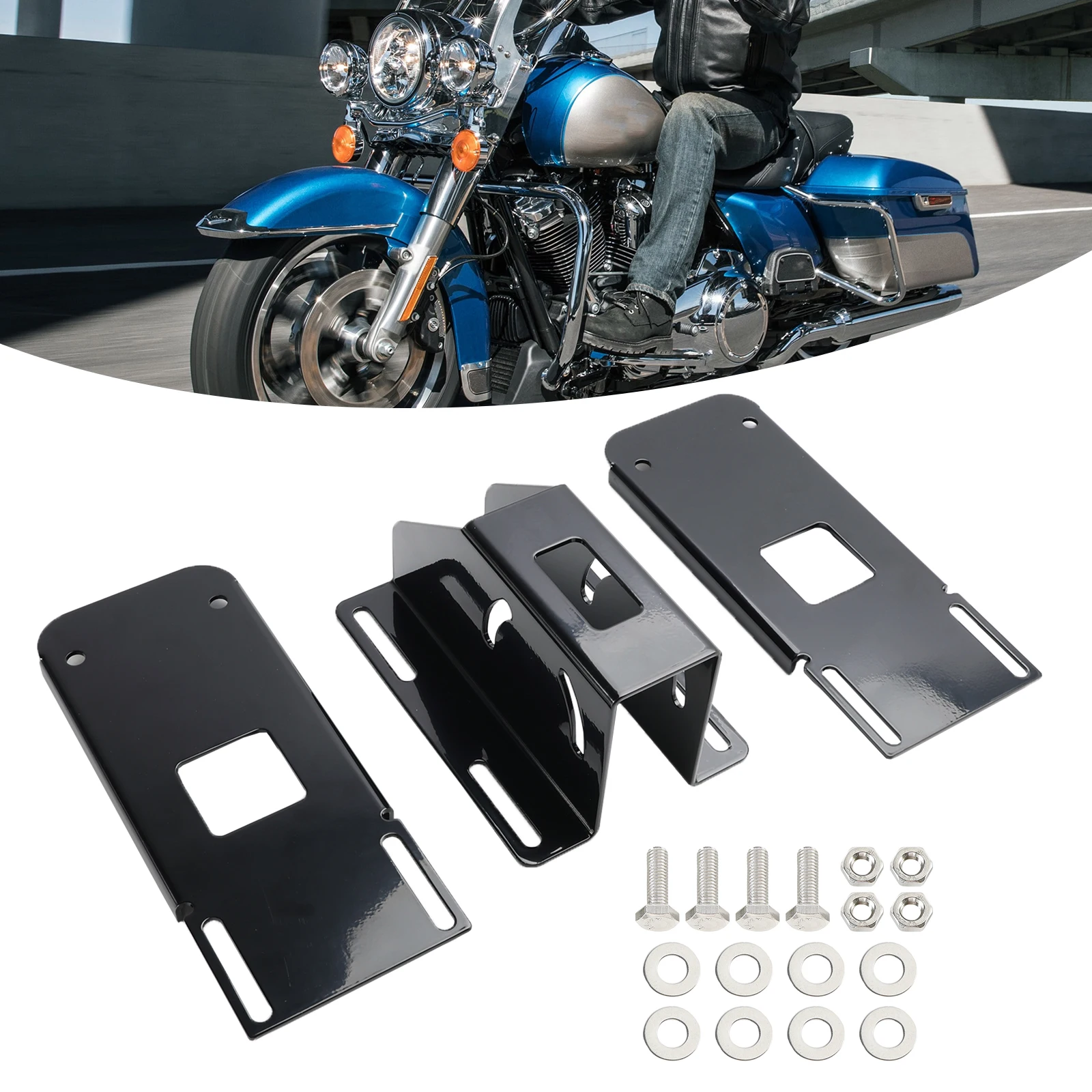 Topteng Adjustable Fairing Mount Brackets Kit For Touring Road Glide 2004-2013
Topteng Adjustable Fairing Mount Brackets Kit For Touring Road Glide 2004-2013